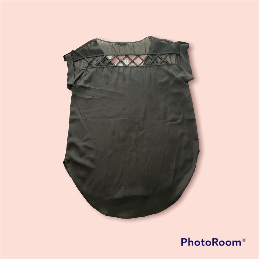 Black shear blouse